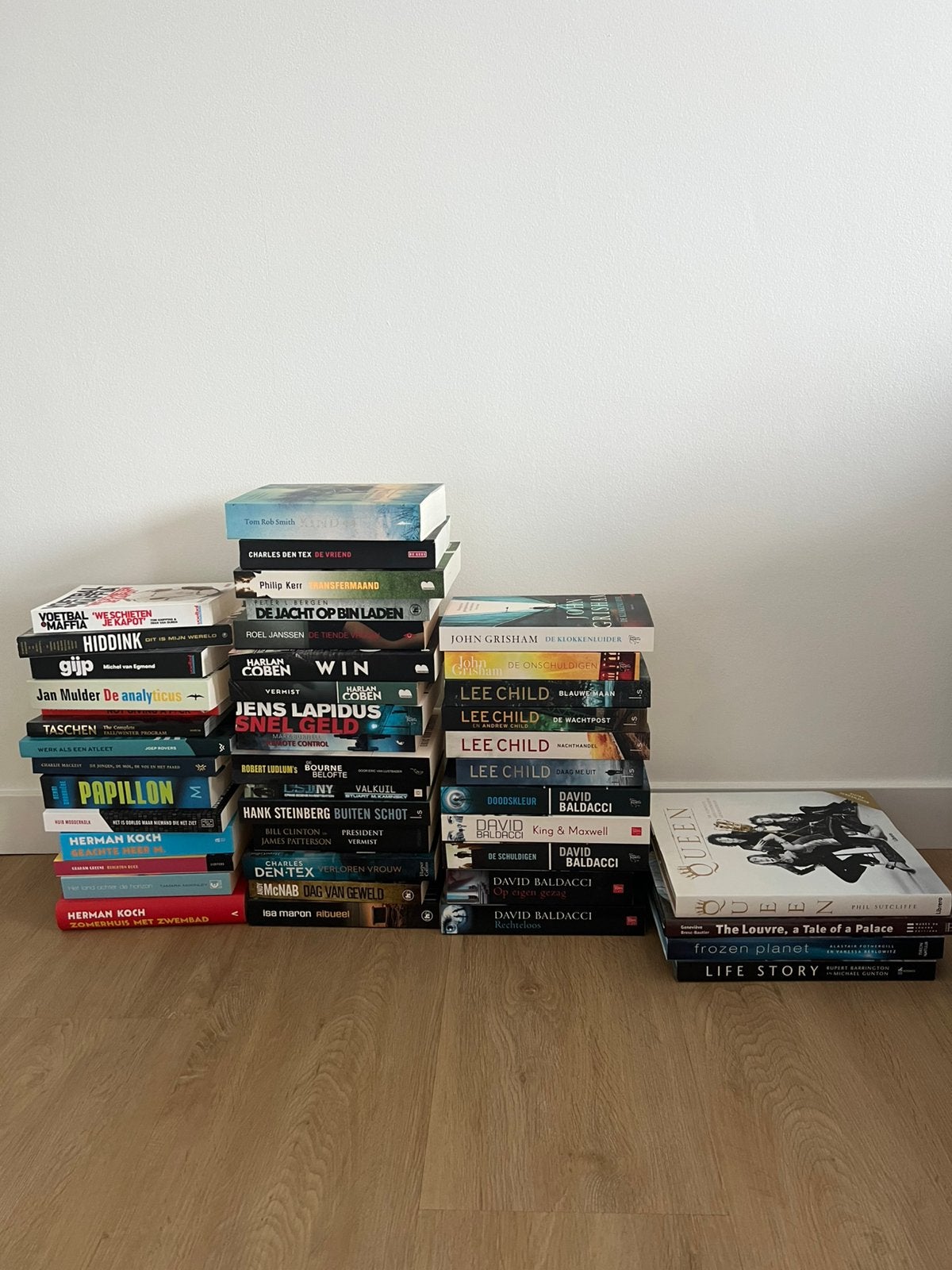 Grote collectie boeken (45): thrillers, romans, non-fictie, Ophalen, Zo goed als nieuw, Nederland