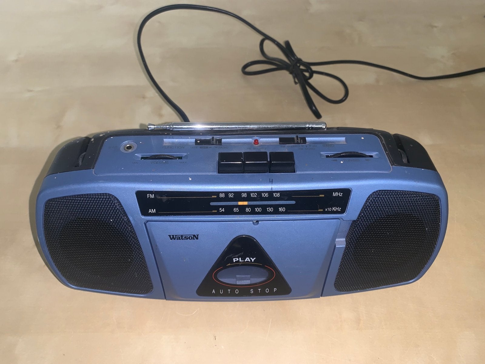 Watson Radio Cassette Speler - Draagbare Boombox, Ophalen of Verzenden, Gebruikt, Radio