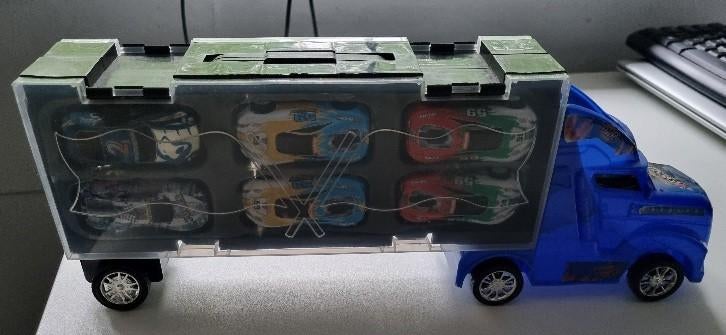 Vrachtwagen transporter truck - speelgoed mini auto's, Kinderen en Baby's, Speelgoed | Speelgoedvoertuigen, Ophalen of Verzenden