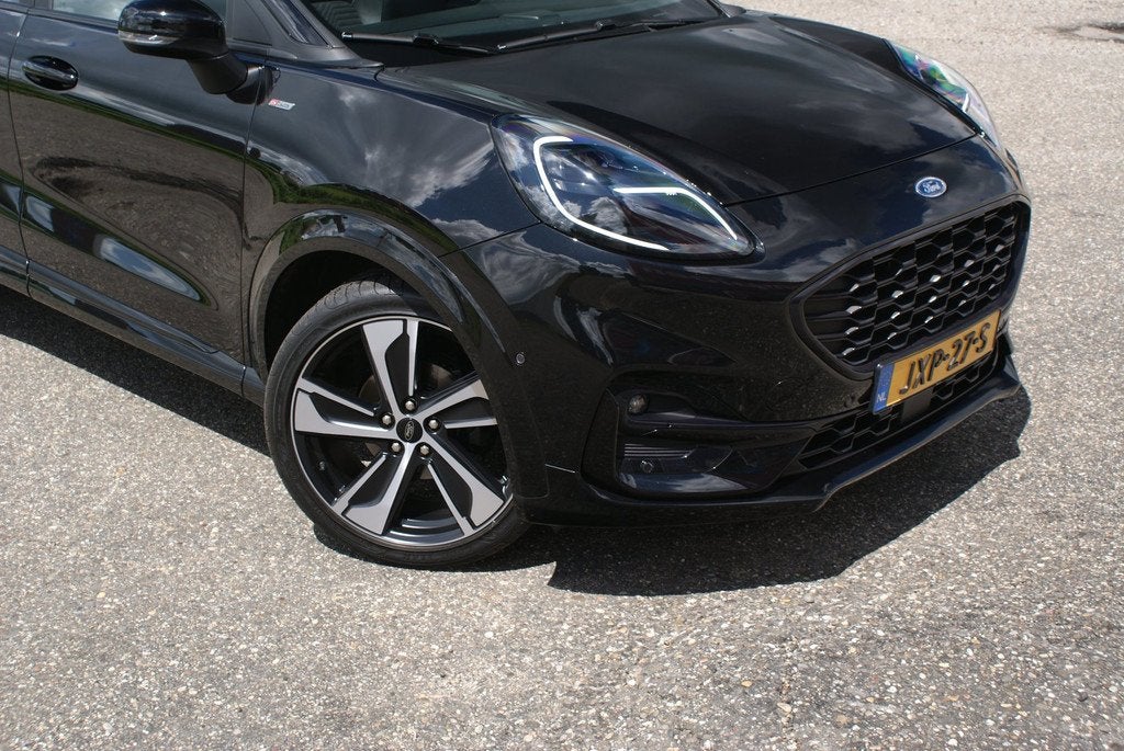 Ford PUMA 1.0 EcoBoost Hybrid ST-Line X First Edition | Pano, Voorwielaandrijving, Leder en Stof, Zwart, Bedrijf