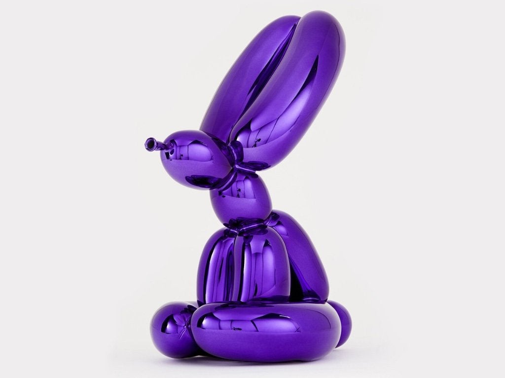 Jeff Koons "Balloon Rabbit Mauve", Ophalen, Nieuw, Jeff Koons