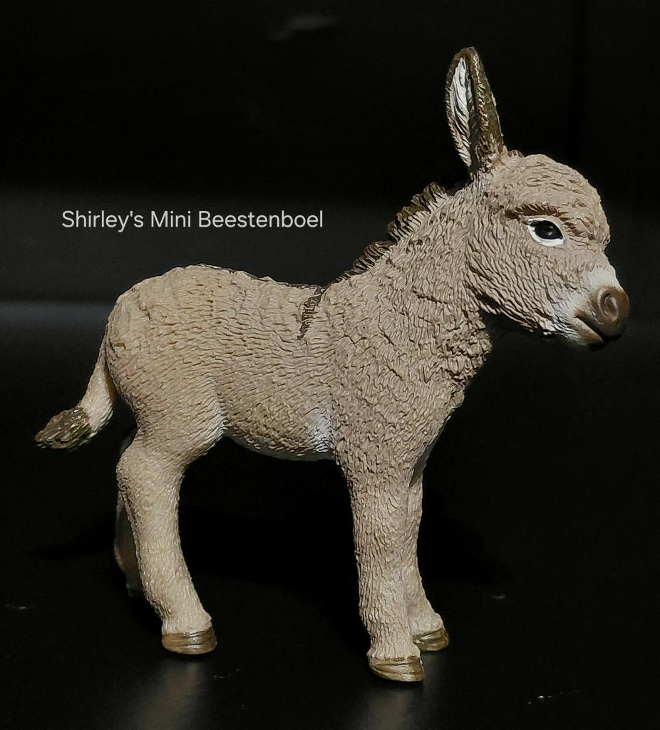 schleich ezel veulen, Ophalen of Verzenden, Zo goed als nieuw, Boerderijdier, Beeldje of Figuurtje
