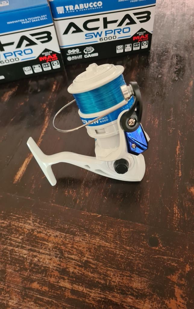 Nieuwe Trabucco zeemolens! SW PRO 6000., Watersport en Boten, Hengelsport | Zeevissen, Molen, Nieuw, Zeemolen, Ophalen of Verzenden