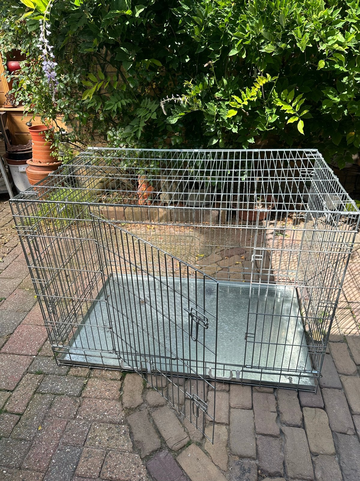 XXL hondenbench L 122 x B 75 x H 88, Ophalen, Gebruikt