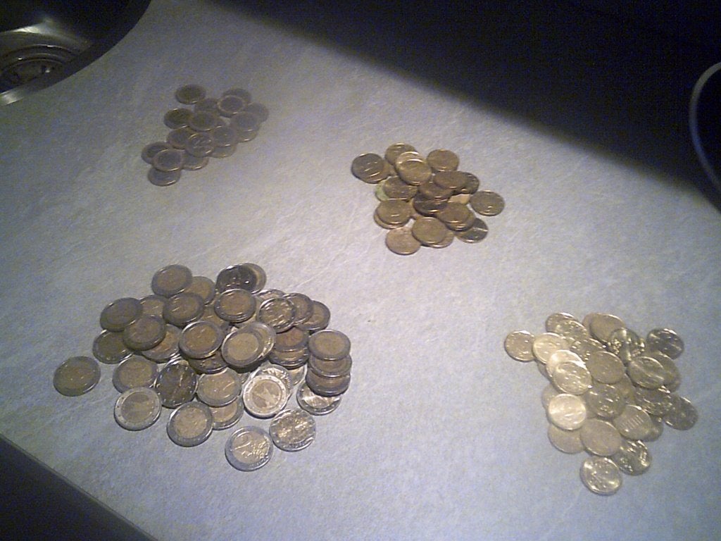 kleingeld ruilen voor briefgeld, Ophalen, Overige landen, Overige waardes