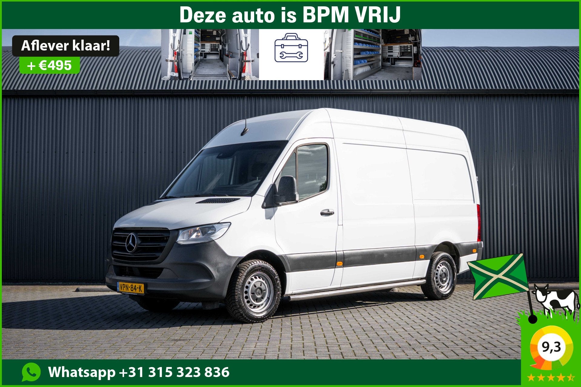 Mercedes-Benz Sprinter 311 CDI RWD L2H2 | Volledig Ingericht, 13 km/l, Gebruikt, 4 cilinders, 2102 kg
