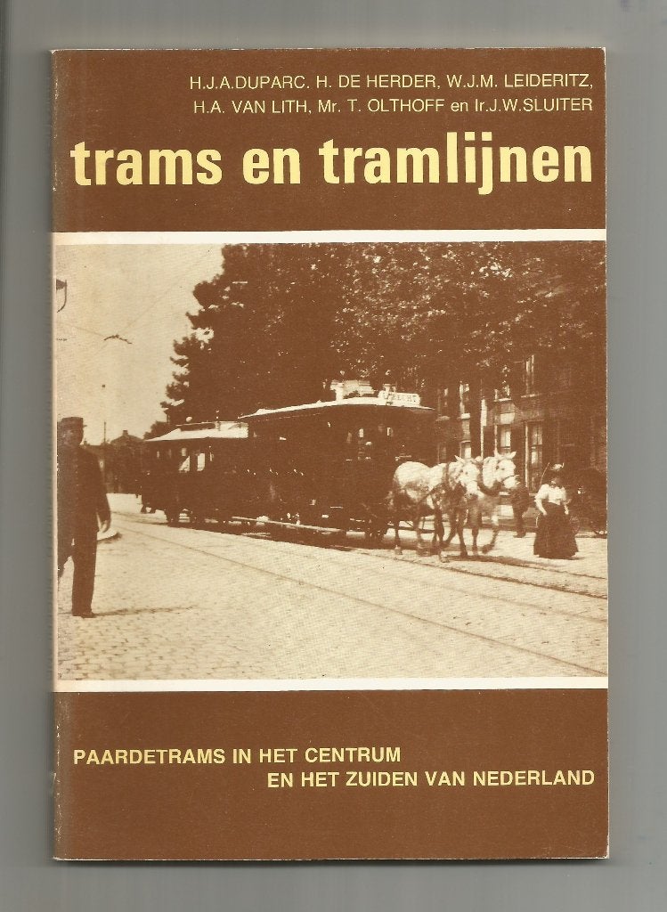 Paardetrams in het centrum en het zuiden van Nederland, Ophalen of Verzenden, Zo goed als nieuw, Tram