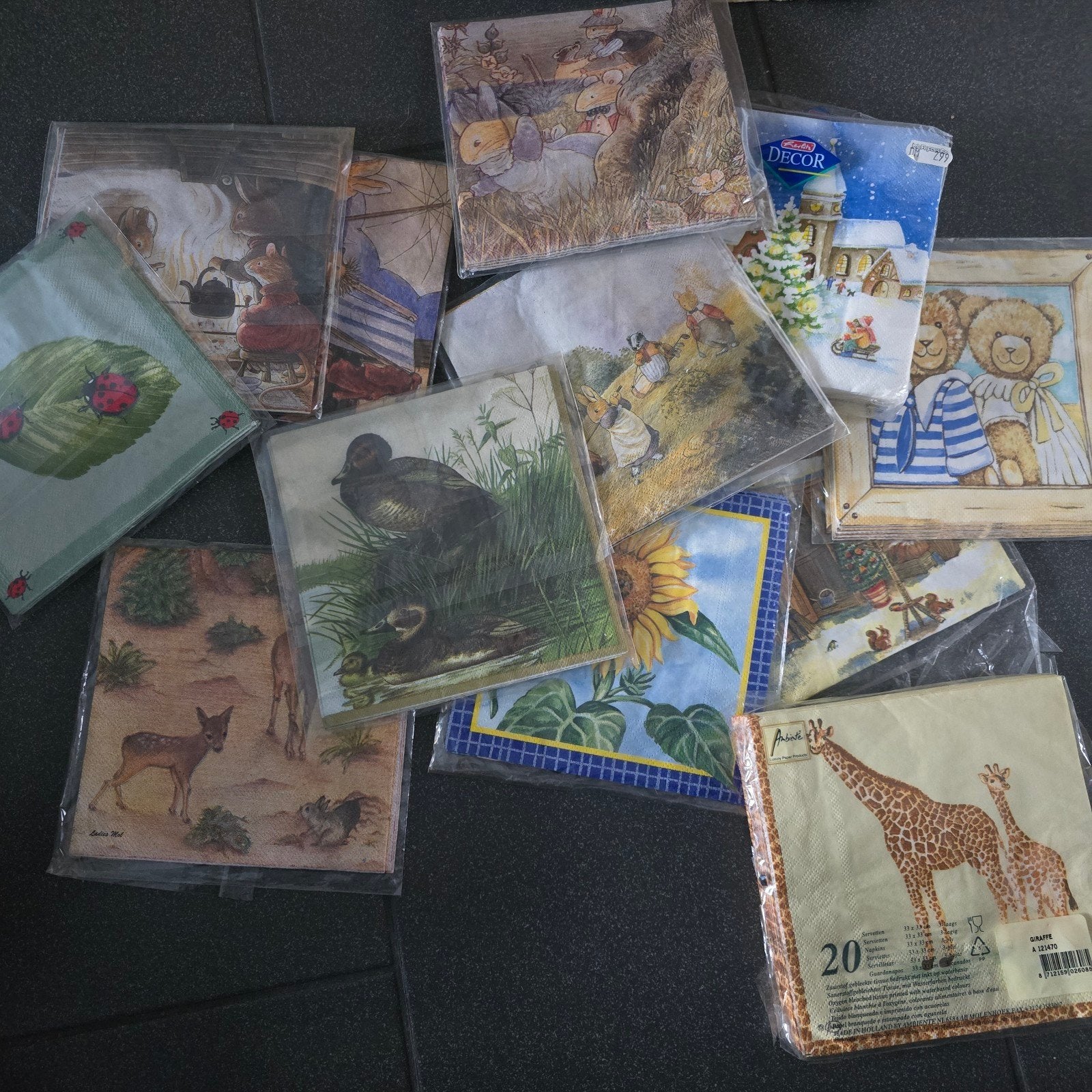 Diverse servetten voor hobby, nieuw en gebruikt, Ophalen of Verzenden
