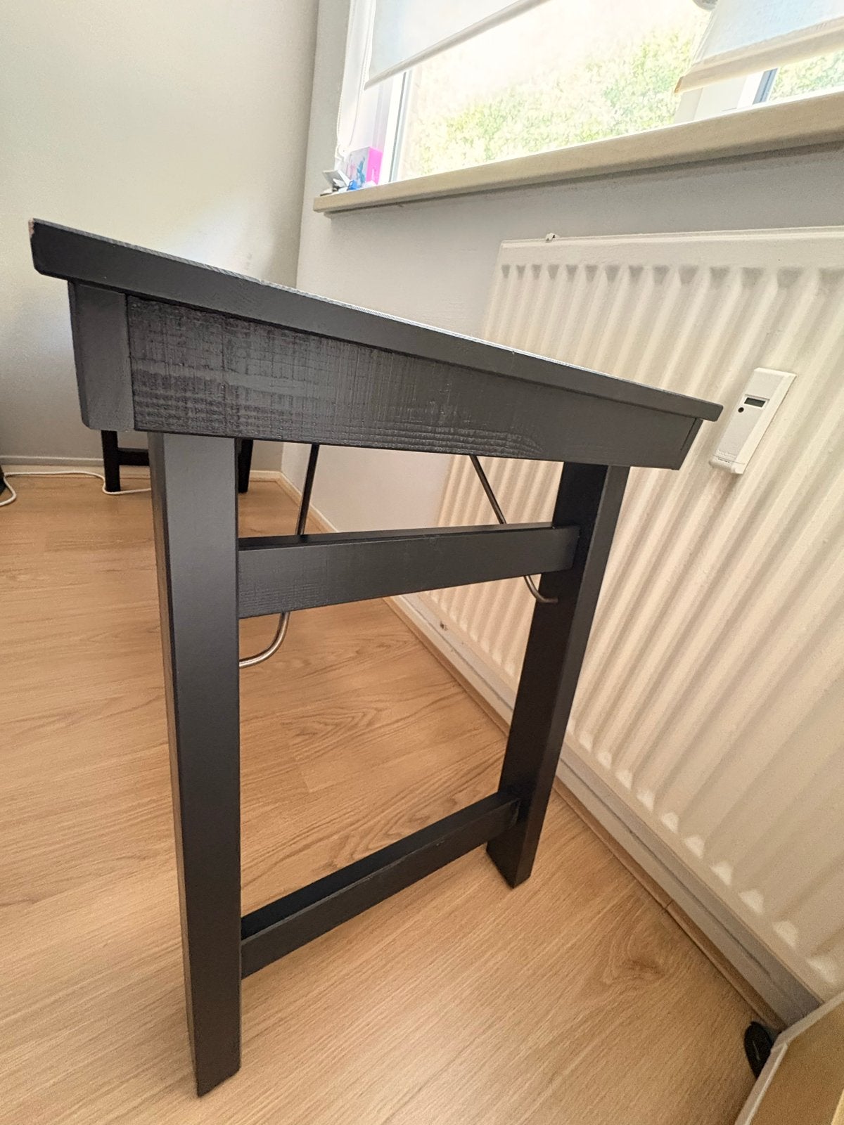 WOOOD bureau Honk grenen zwart - Gebruikt, Ophalen, 160 cm, Gebruikt, Hout