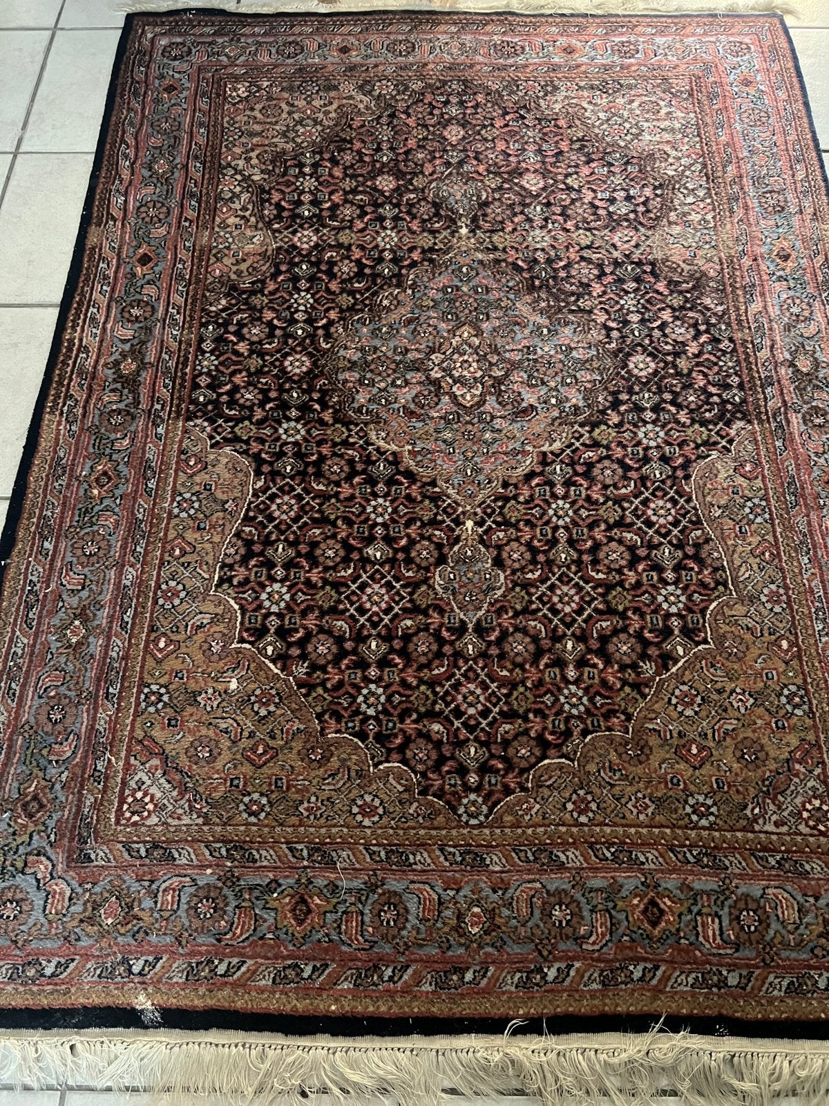 Perzisch handgeknoopt 200x150 cm, Ophalen, Zo goed als nieuw, Rechthoekig, 200 cm of meer