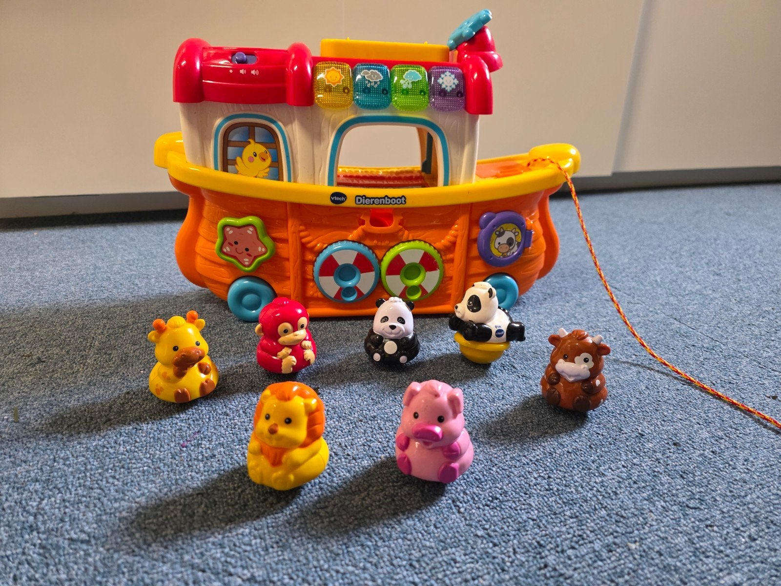 VTech Dierenboot met 6 diertjes - Zo goed als nieuw, Ophalen, Zo goed als nieuw, Overige typen, Met geluid