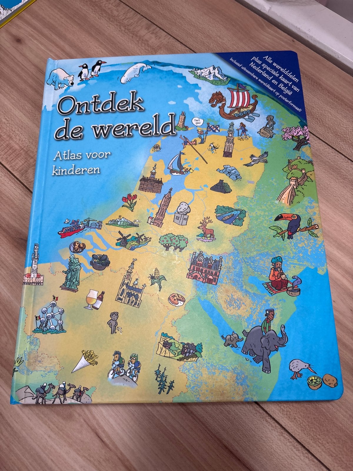 Ontdek de Wereld: Atlas voor Kinderen, Ophalen of Verzenden, Zo goed als nieuw, Non-fictie