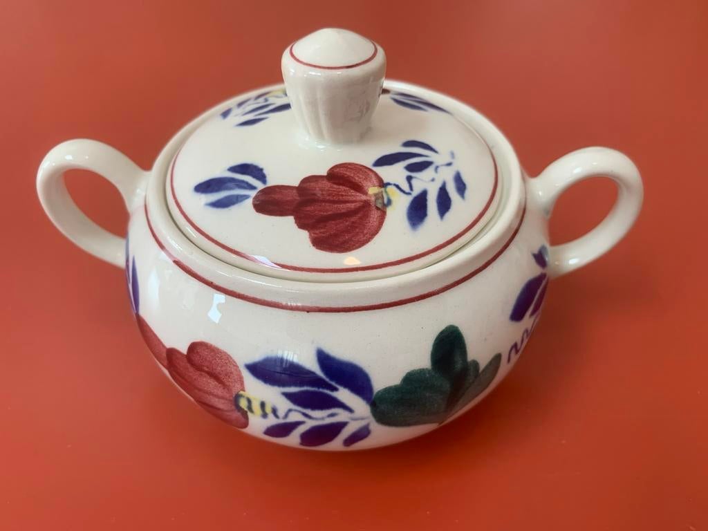 Suikerpot Boerenbont Villeroy en Boch - Helemaal gaaf, Huis en Inrichting, Keramiek, Overige typen, Ophalen of Verzenden, Zo goed als nieuw