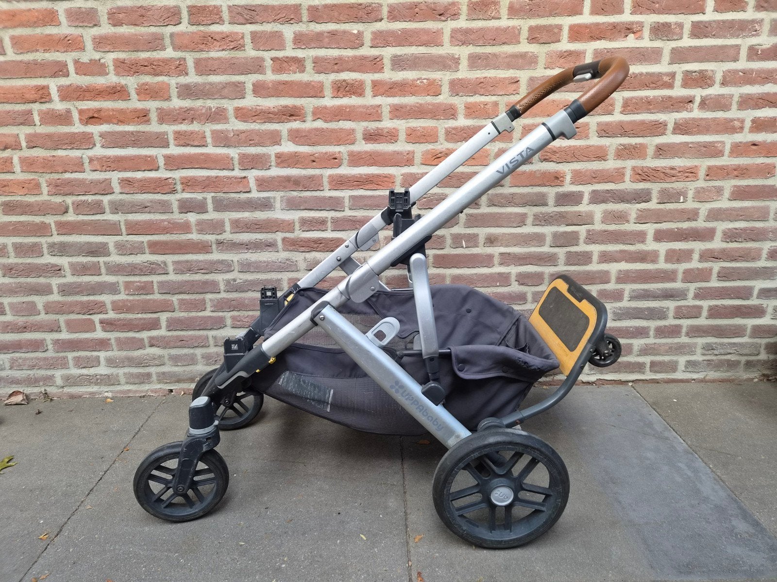 UPPAbaby Vista Emmett V2 Combiwagen met Reiswieg en Zitje, Gebruikt, Combiwagen, Met autostoeltje, Ophalen