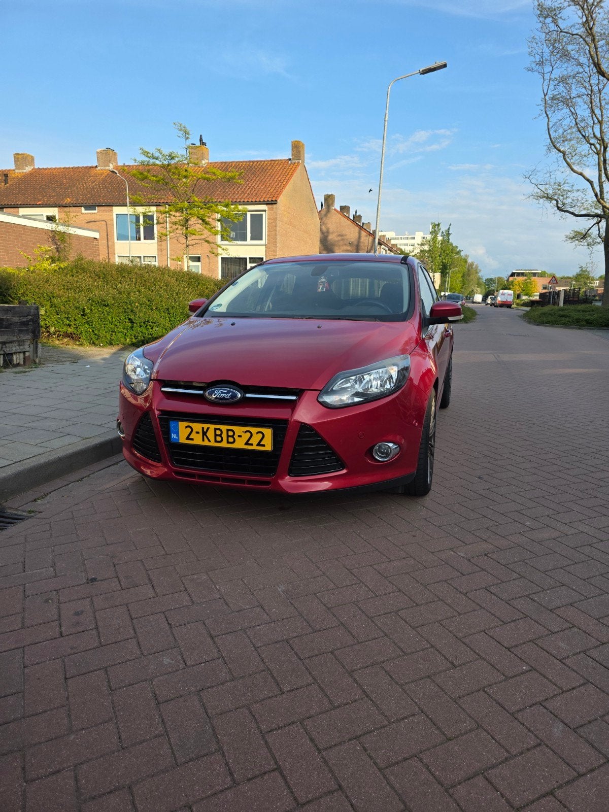 Ford Focus 1.6 Tdci 77KW 2013 Rood, Auto's, 4 cilinders, Origineel Nederlands, Bedrijf, 300 kg