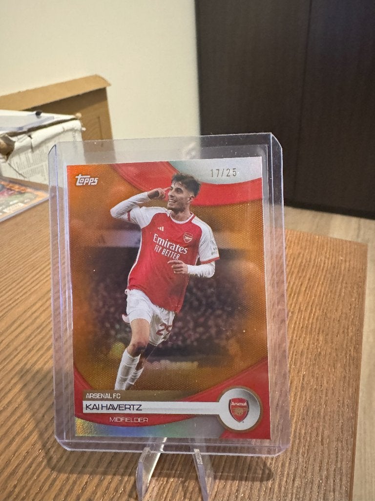 Kai Havertz Topps Arsenal team Set /25, Verzamelen, Ophalen of Verzenden, Nieuw, Buitenlandse clubs, Spelerskaart