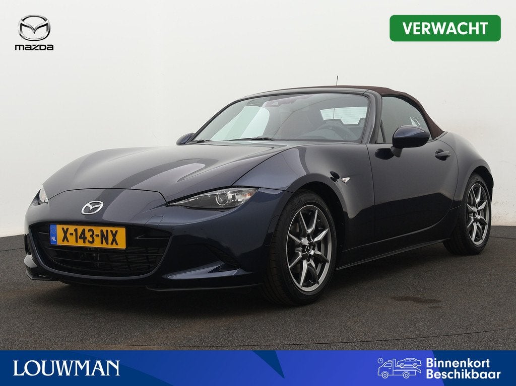Mazda MX-5 1.5 SkyActiv-G 132 Kazari | Camera | Stoelverwarm, Keurmerk '100% Onderhouden', 12 maanden, Achterwielaandrijving, Euro 6