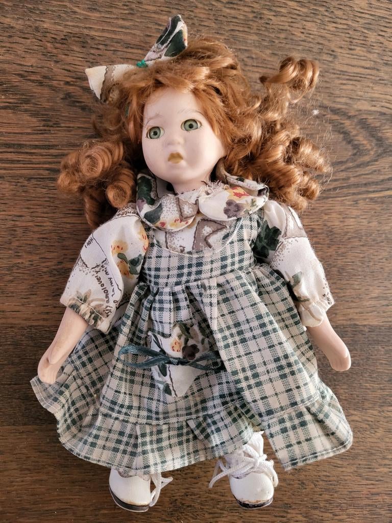 Vintage Porseleinen Popje - ca. 20cm, Ophalen of Verzenden, Gebruikt, Overige typen