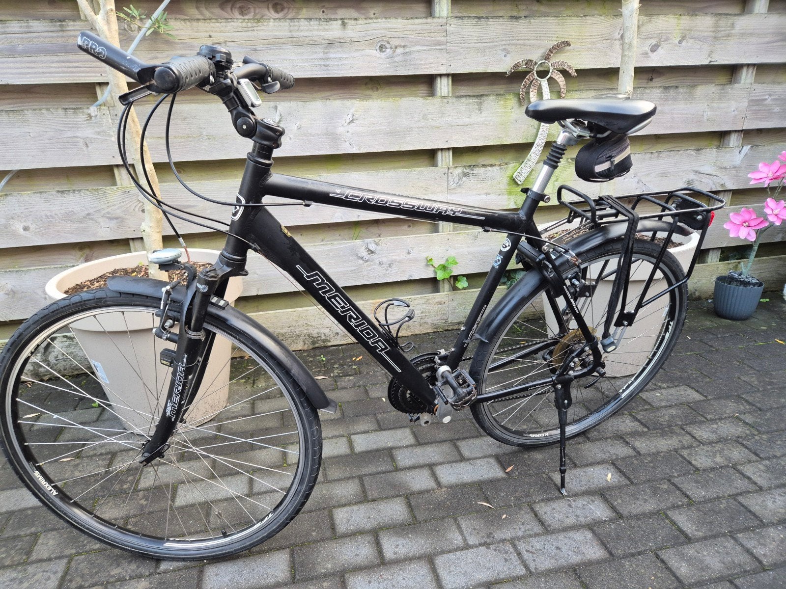Merida Crossway 40 Hybride Fiets - 58 cm Frame, Gebruikt, Velgrem, Versnellingen, 57 tot 61 cm