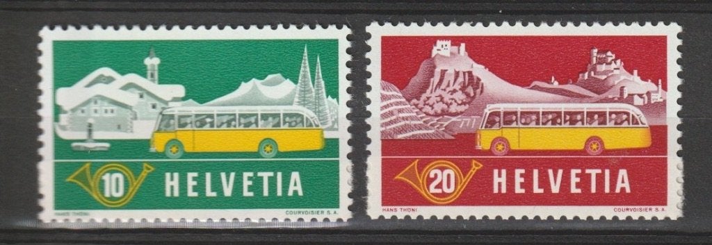 TSS Kavel 230057 Zwitserland Postfris  minnr 586-587, Ophalen, Postfris