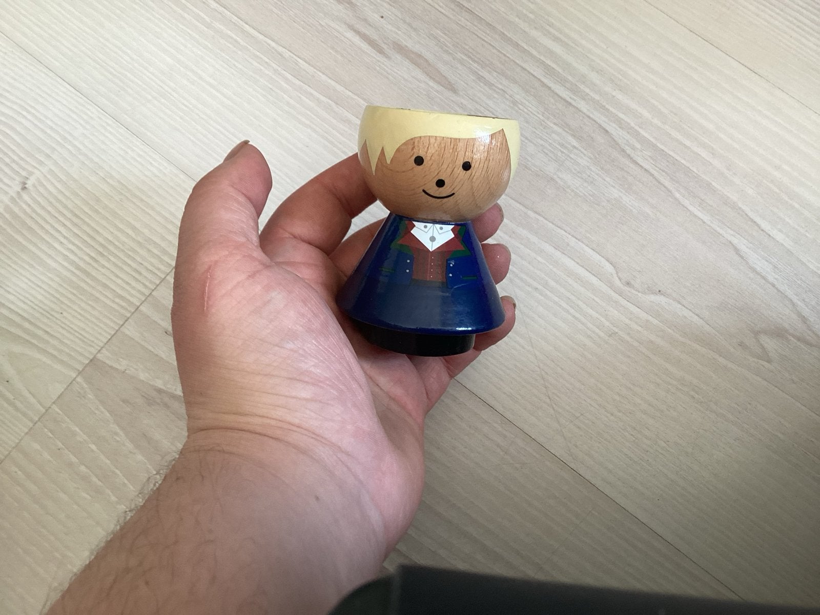 Lucie Kaas eierdopje - Erg leuk voor de verzamelaar!, Ophalen of Verzenden, Zo goed als nieuw
