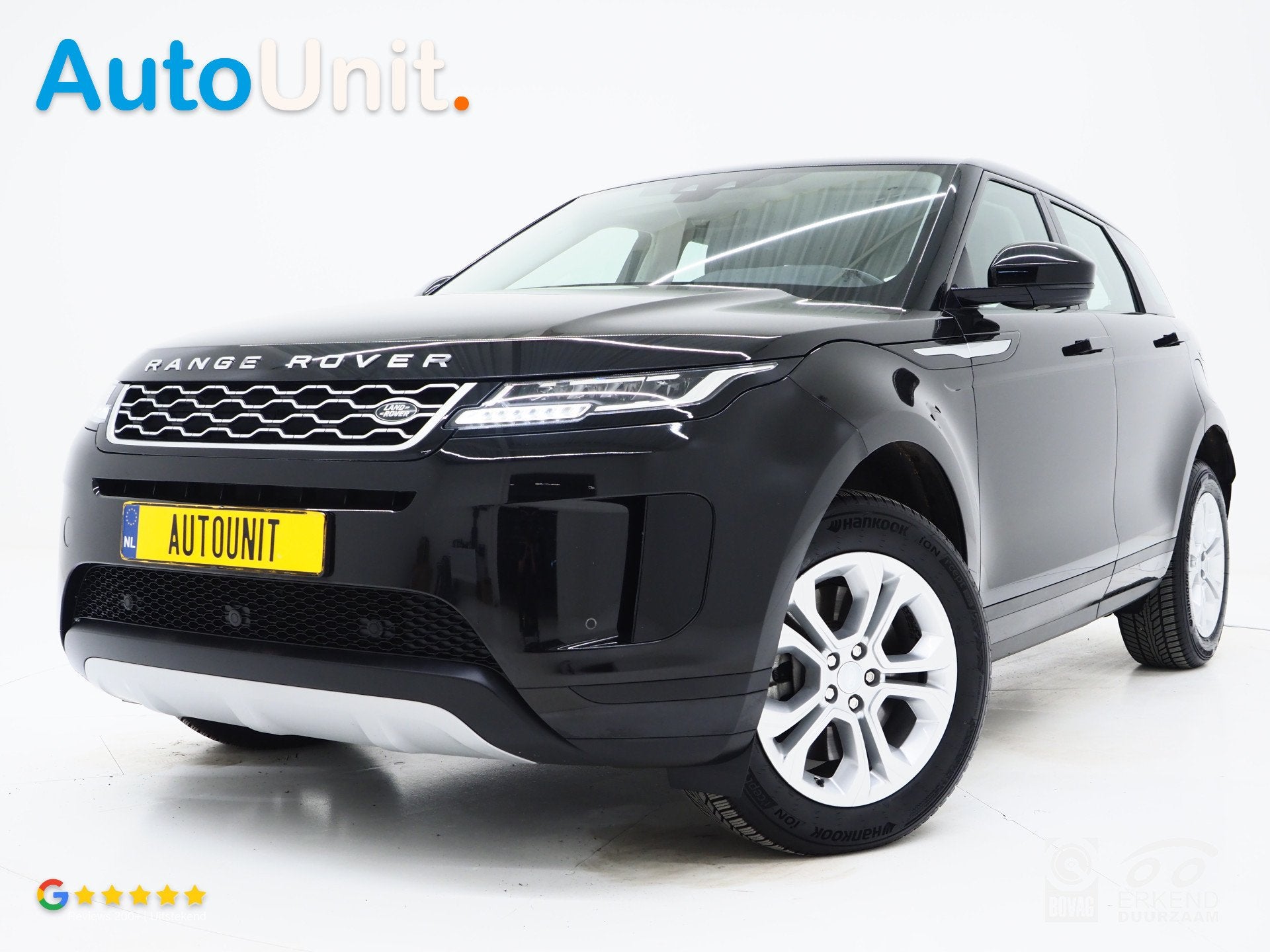 Land Rover Range Rover Evoque 1.5 P300e AWD | Leder | Trekha, Automaat, Zwart, Bedrijf, Vierwielaandrijving