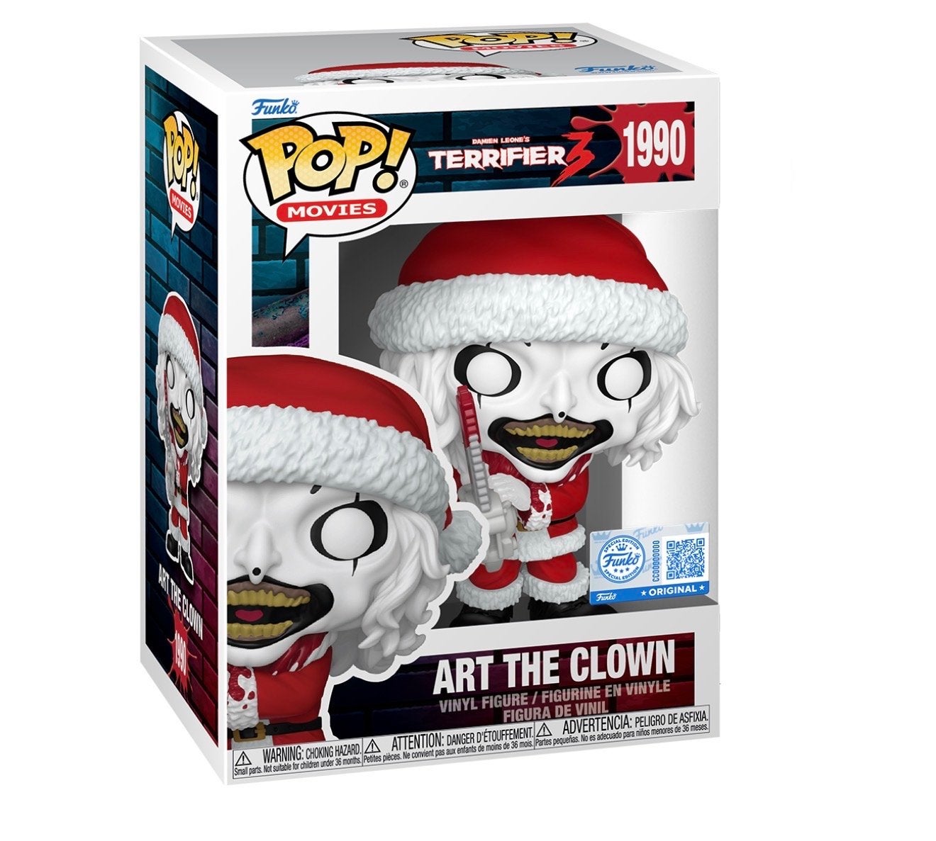 Funko Pop! Art the Clown - Terrifier 3 (Kersteditie), Ophalen of Verzenden, Nieuw