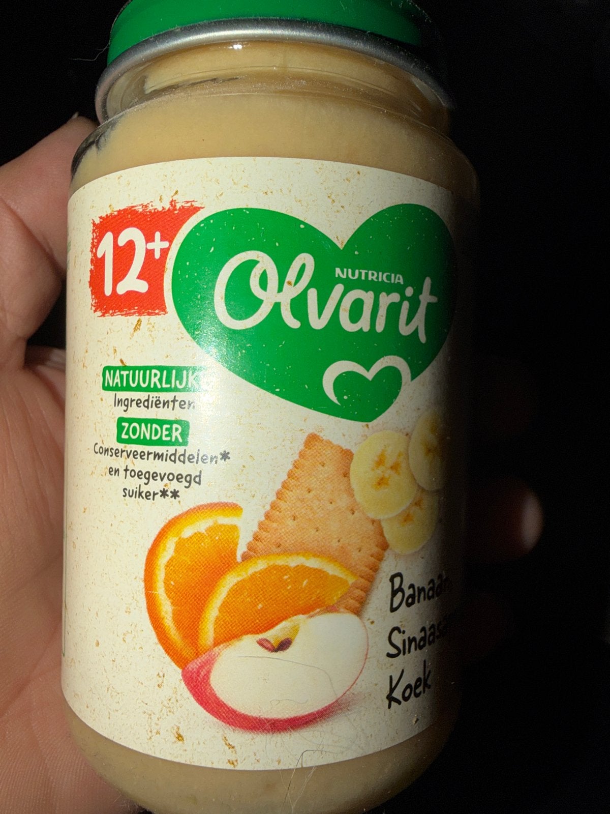Olvarit Babyvoeding Banaan Sinaasappel Koek 12+ Nieuw, Ophalen, Nieuw, Overige typen, Overige merken