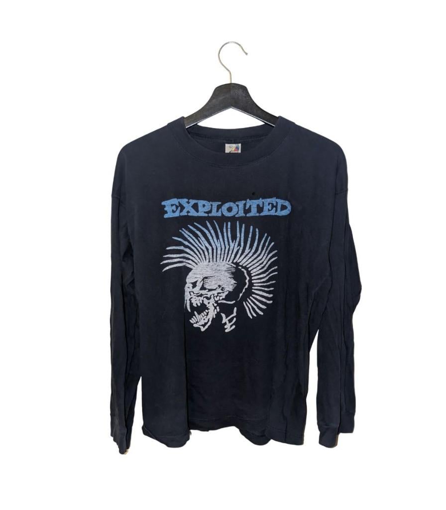 the exploited “punks not dead” t-shirt 2000s – size large, Vintage, Maat 52/54 (L), Blauw, Vintage
