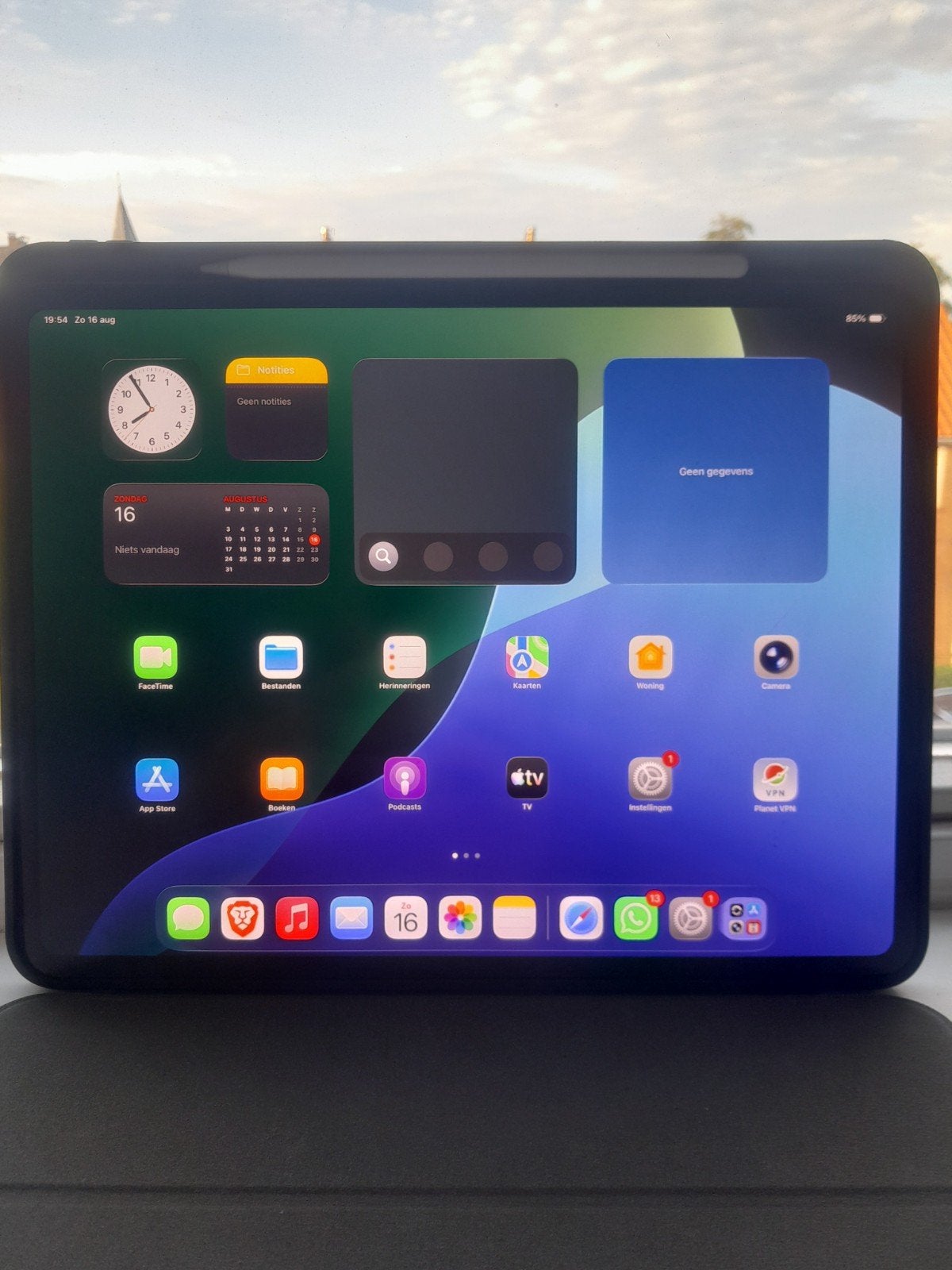 Apple iPad Pro 13  inch (2020) 256GB Wi-Fi + Apple Pencil, Computers en Software, Apple iPads, Ophalen, 13 inch of meer, Zwart
