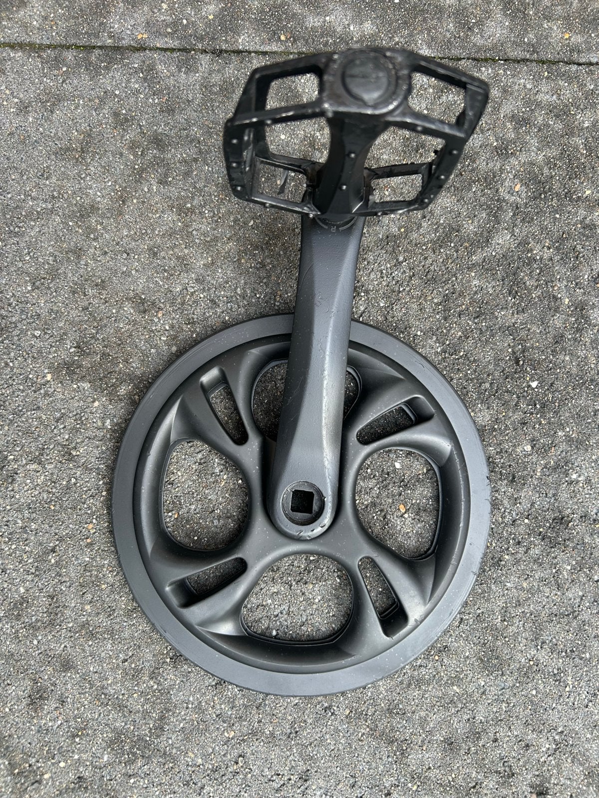 Crankstel met trapper, Crankstel of Pedalen, Gebruikt, Overige materialen, Ophalen of Verzenden