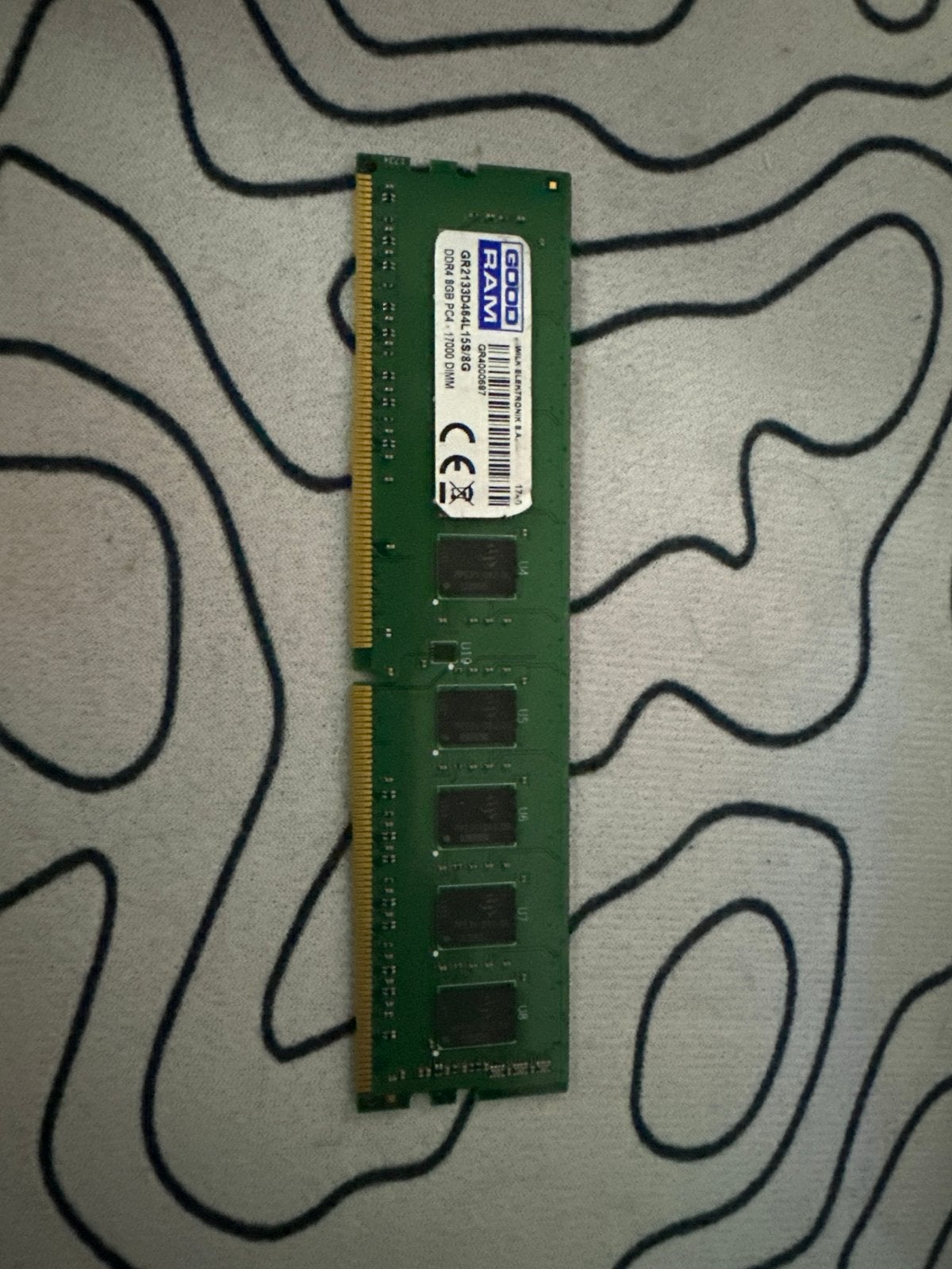 Goodram DDR4 8GB RAM Geheugenmodule, Computers en Software, RAM geheugen, DDR4, 8 GB, Ophalen of Verzenden, Zo goed als nieuw