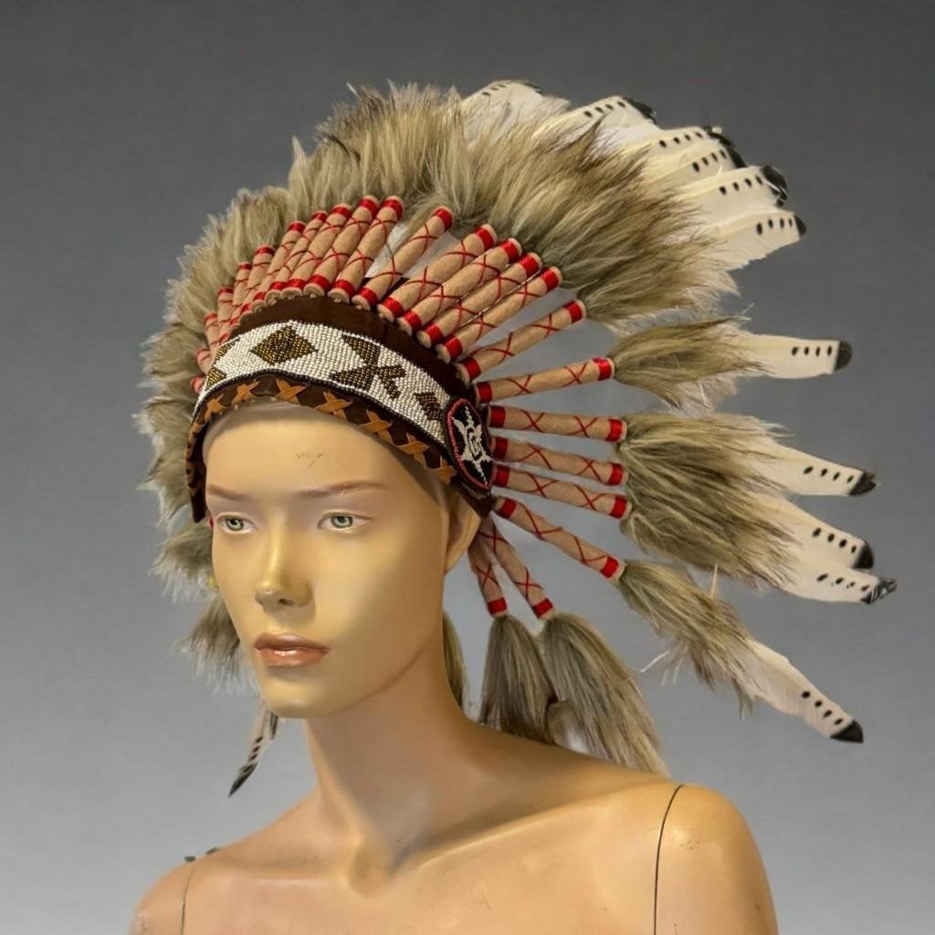 Indianentooi Sioux, authentieke tooi, carnaval