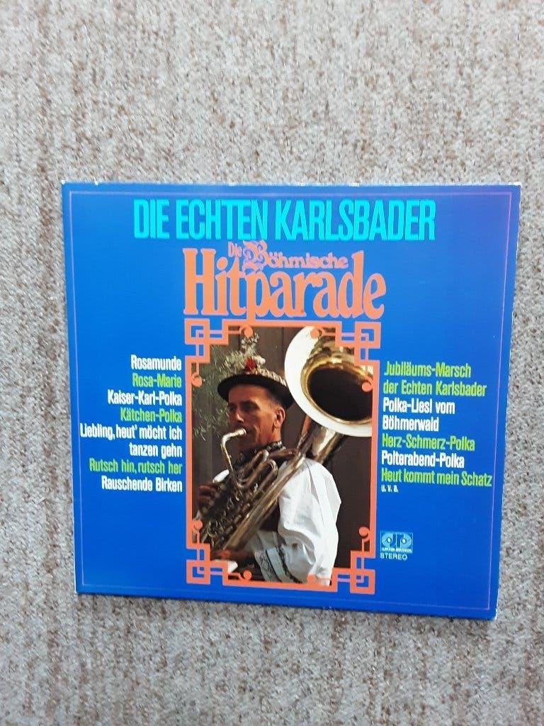 vinyl dubbel lp Die Echten Karlsbader bohmische hitparade, Originele persing, Ophalen of Verzenden, Zo goed als nieuw, 12 inch