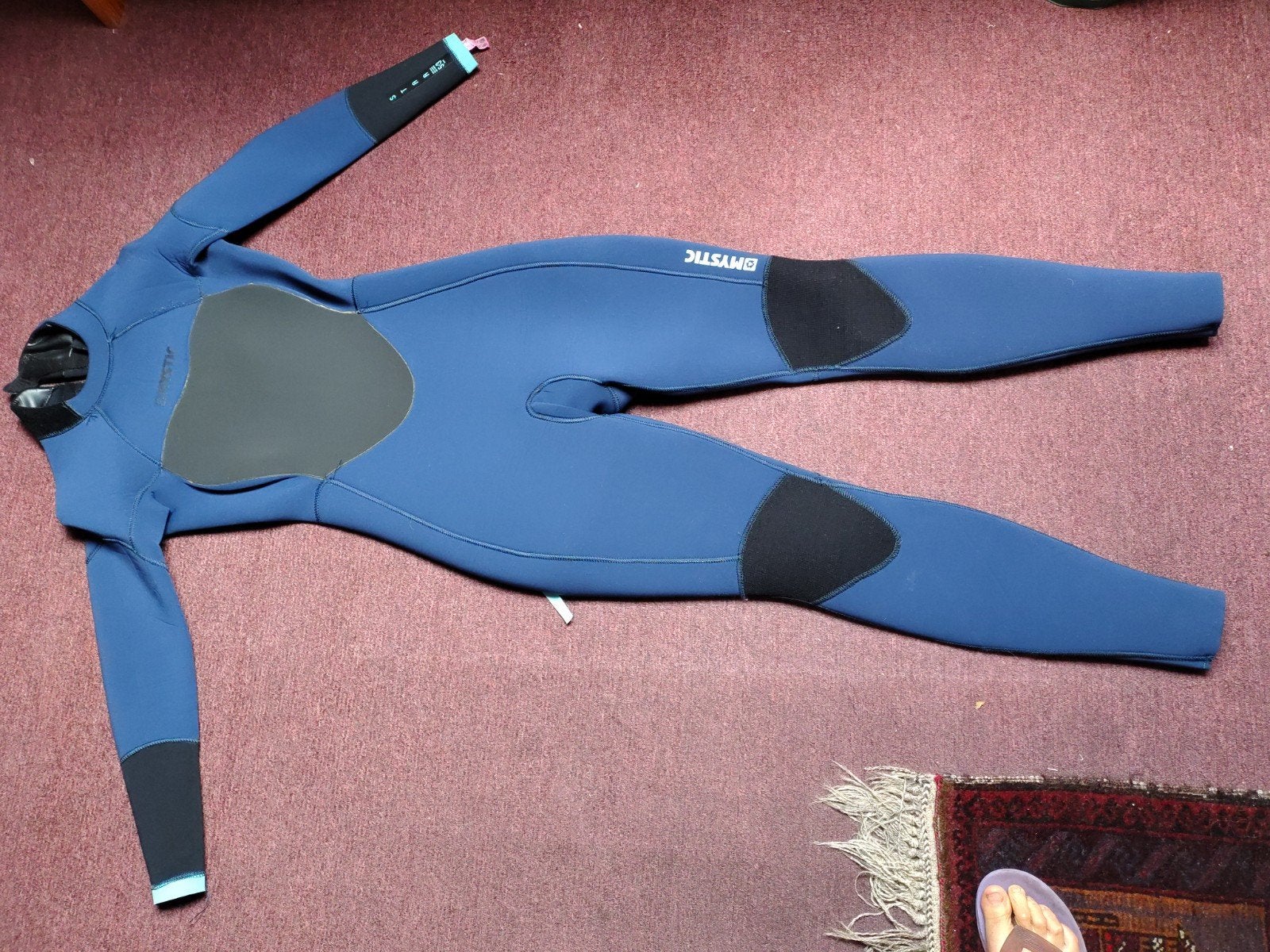 warm wetsuit voor winterzwemster, 3-5 mm neopreen, GBS naden, Wetsuit, Ophalen of Verzenden, Zo goed als nieuw, Mystic