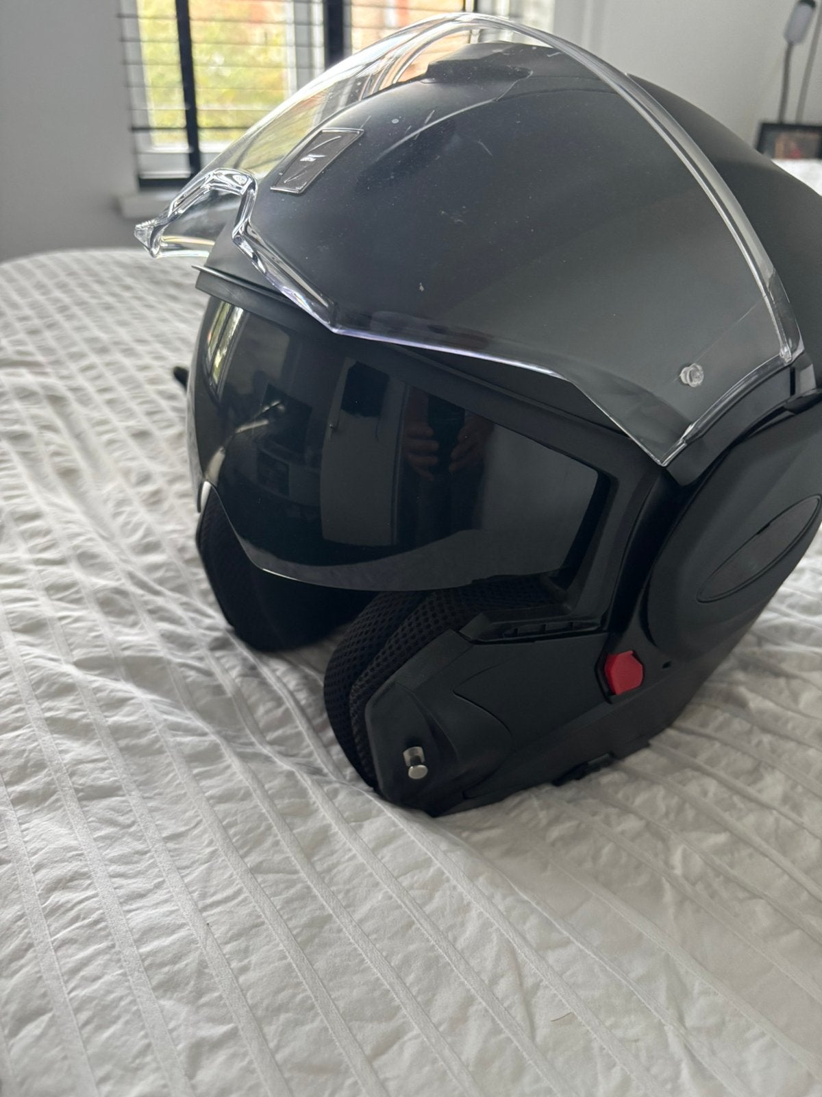 Diversen motor spullen, Motoren, Kleding | Motorhelmen, Overige merken, Systeemhelm, Ophalen of Verzenden, L