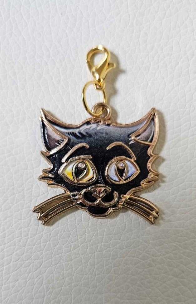 Danse Macabre kat zwarte katje Onnoembare hanger Efteling, Verzamelen, Efteling, Verzenden, Nieuw, Overige typen