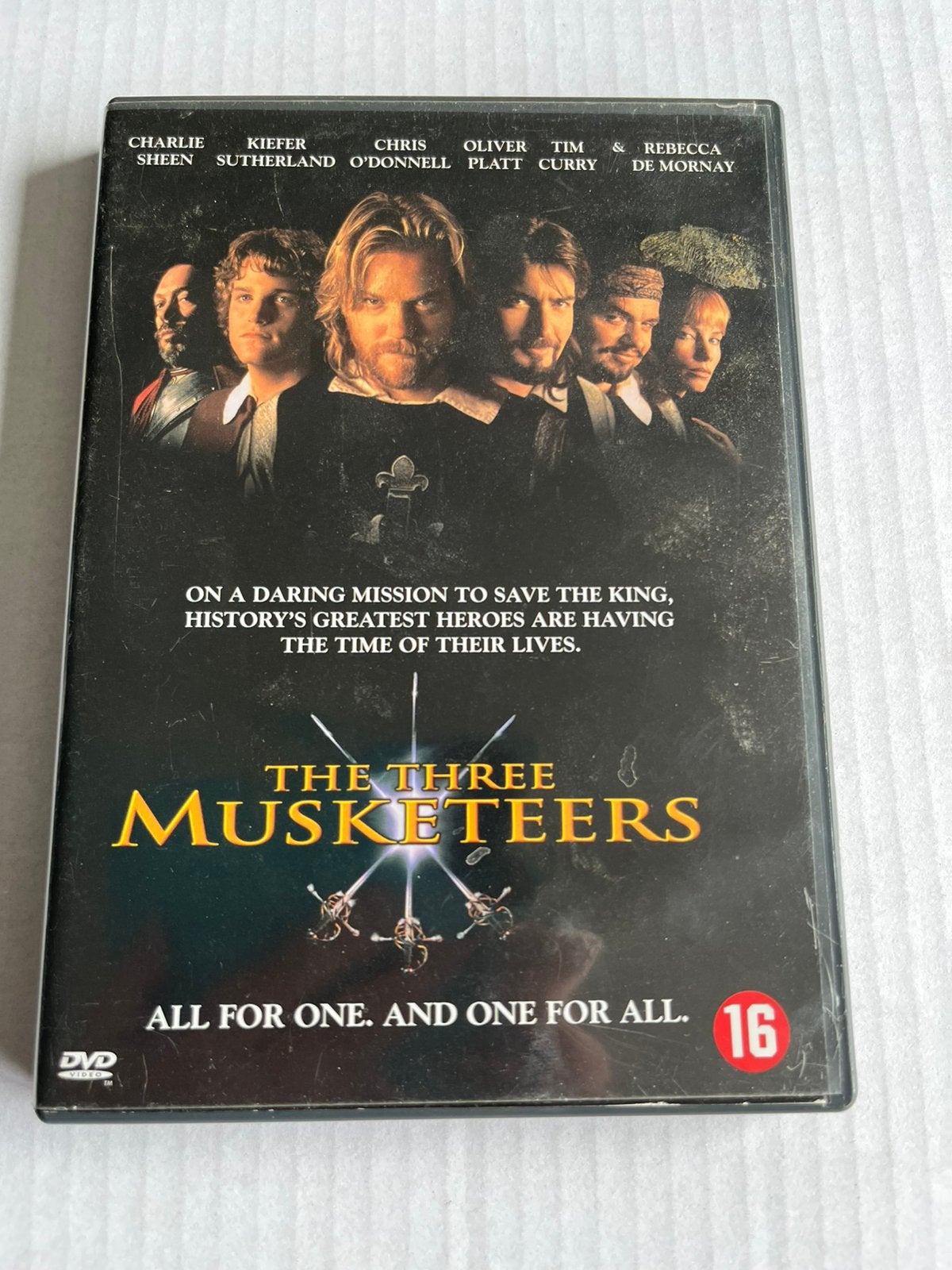 The Three Musketeers DVD, Vanaf 16 jaar, Ophalen of Verzenden, Gebruikt, Actie