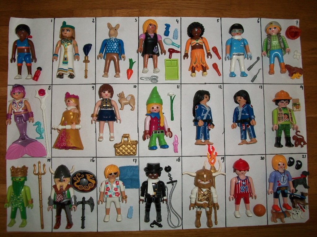 Figures serie 23 figuren poppetjes tandarts hondenuitlater, Ophalen of Verzenden, Nieuw, Complete set, Figuren