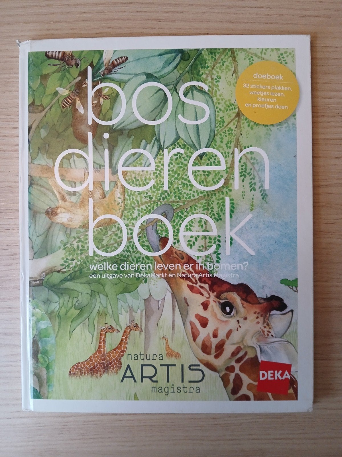 Bosdierenboek - Welke dieren leven er in bomen?, Ophalen of Verzenden, Zo goed als nieuw, Natuur algemeen