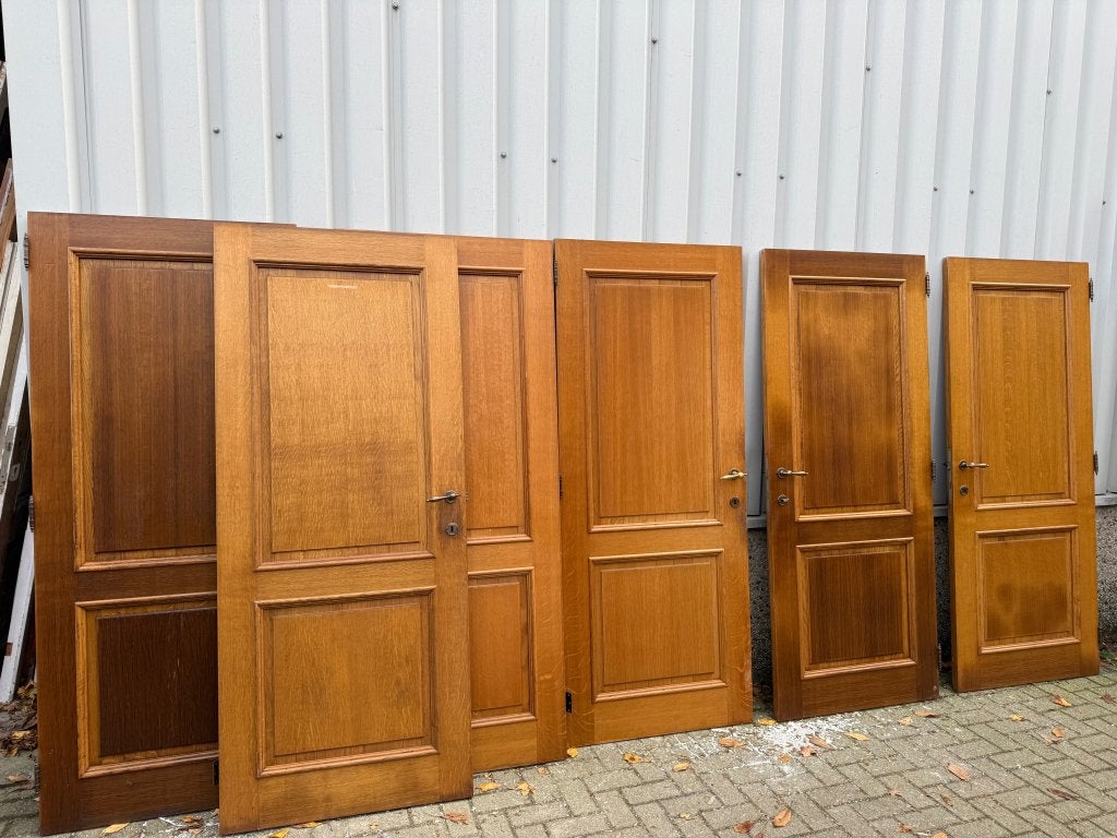 12 stuks massief eiken deuren 83 x 202, La belle porte, Jurgen.hoogenboezem@gmail.com, 80 tot 100 cm, Binnendeur