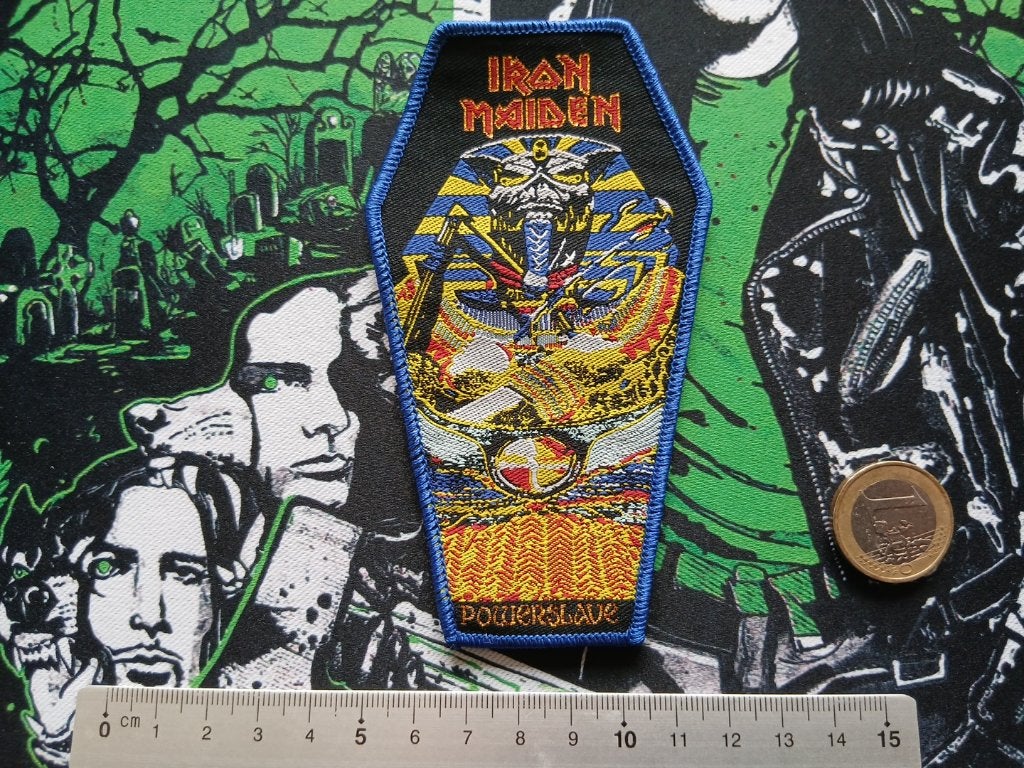 Iron Maiden prachtige Powerslave limited edition patch 346, Verzenden, Nieuw, Kleding