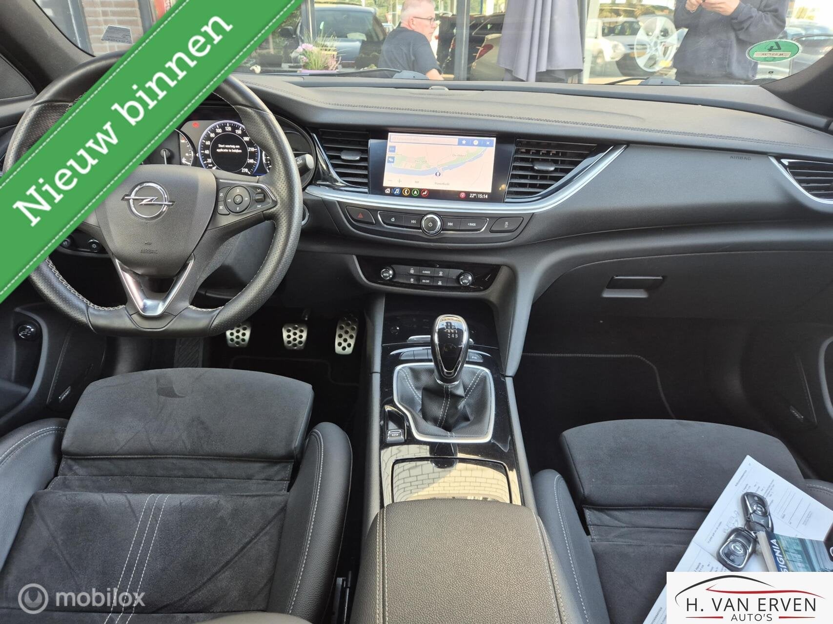 Opel Insignia Sports Tourer 1.5 94000KM NAP FULL OPTIONS, Auto's, Euro 6, Blauw, 122 pk, Origineel Nederlands