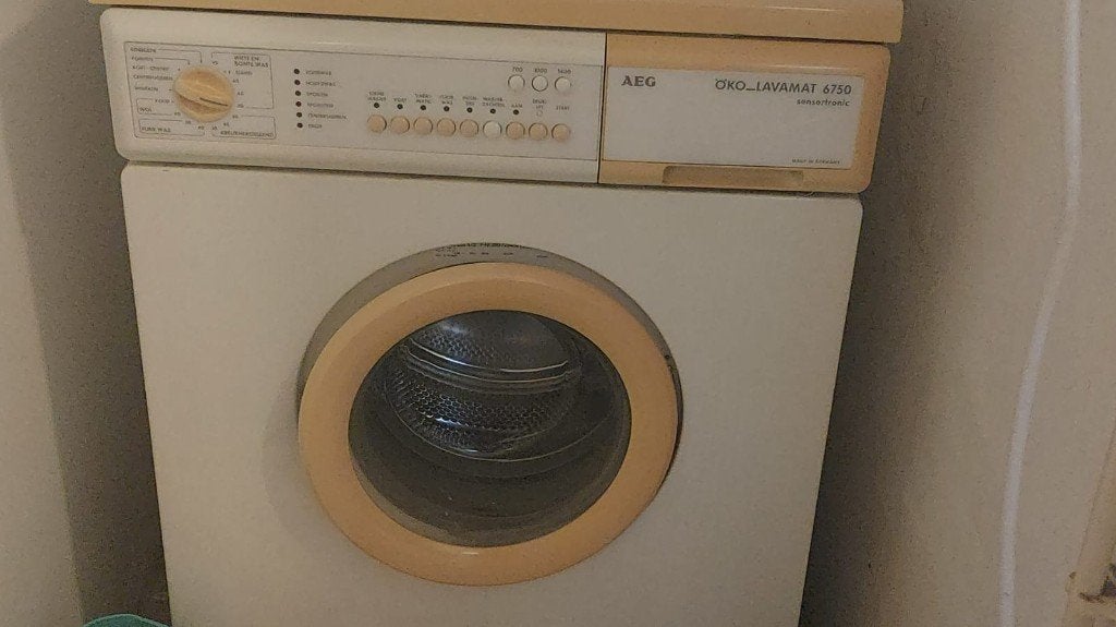 GRATIS AEG oko_lavamat 6750 sensortronic wasmachine, Ophalen, Gebruikt, Voorlader, Kort programma