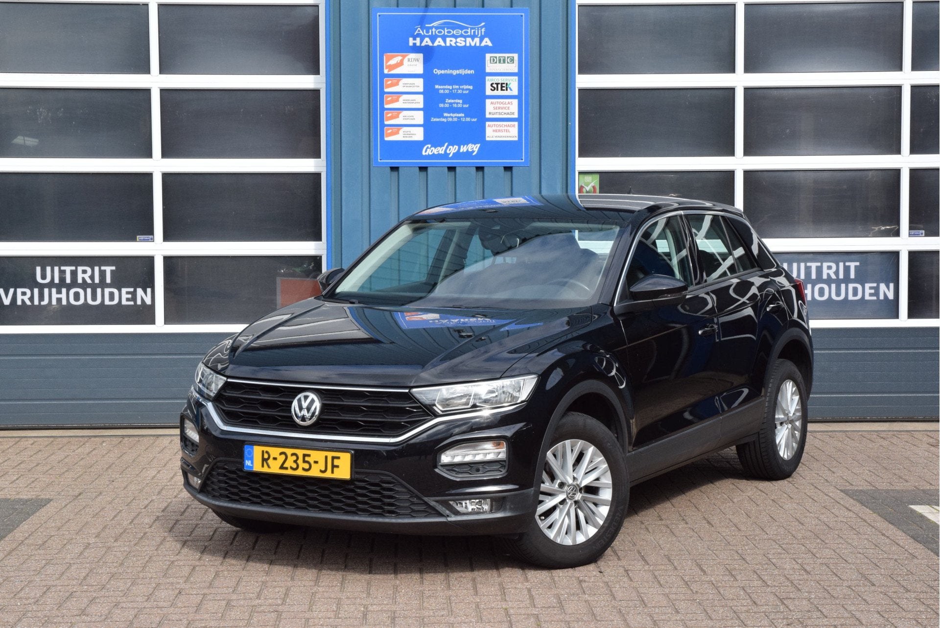 Volkswagen T-Roc 1.0 TSI Style (bj 2019), Auto's, Voorwielaandrijving, Stof, Gebruikt, Electronic Stability Program (ESP)