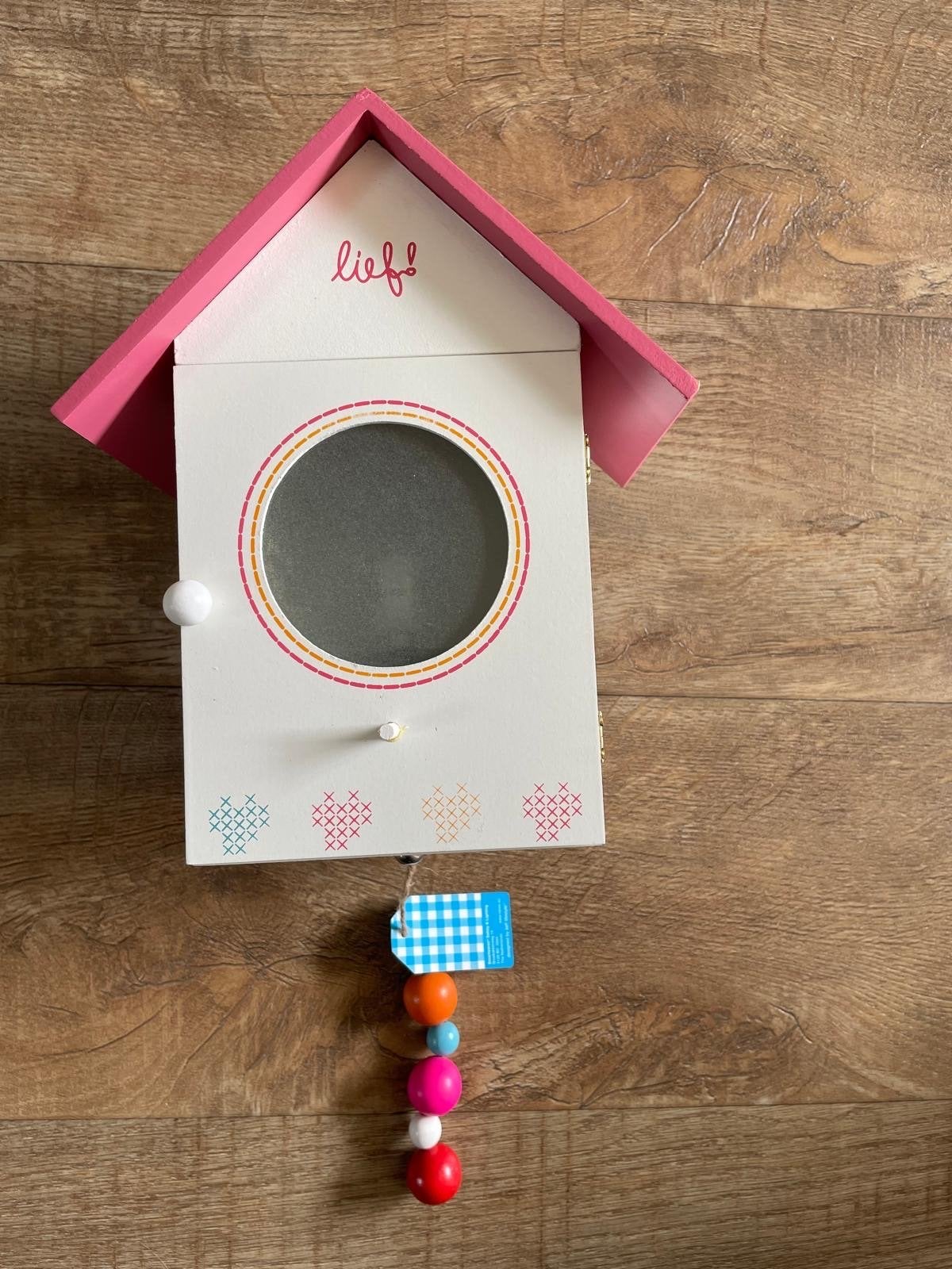 Lief! Lifestyle Wandlamp Vogelhuisje Roze/Wit Nieuw, Roze, Nieuw, Ophalen of Verzenden, Overige merken