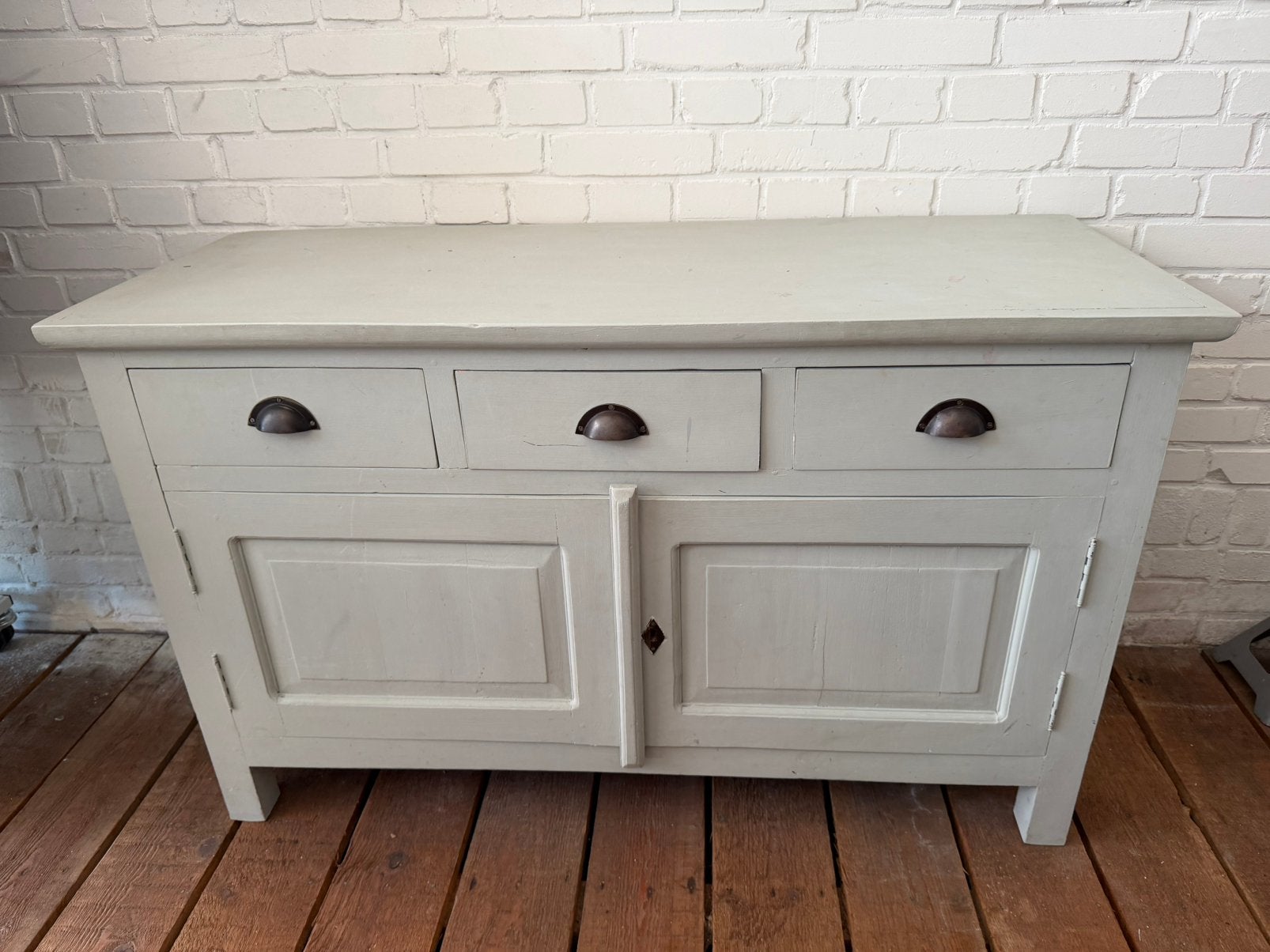 Brocante dressoir kastje, Ophalen, 100 tot 150 cm, Zo goed als nieuw, 25 tot 50 cm