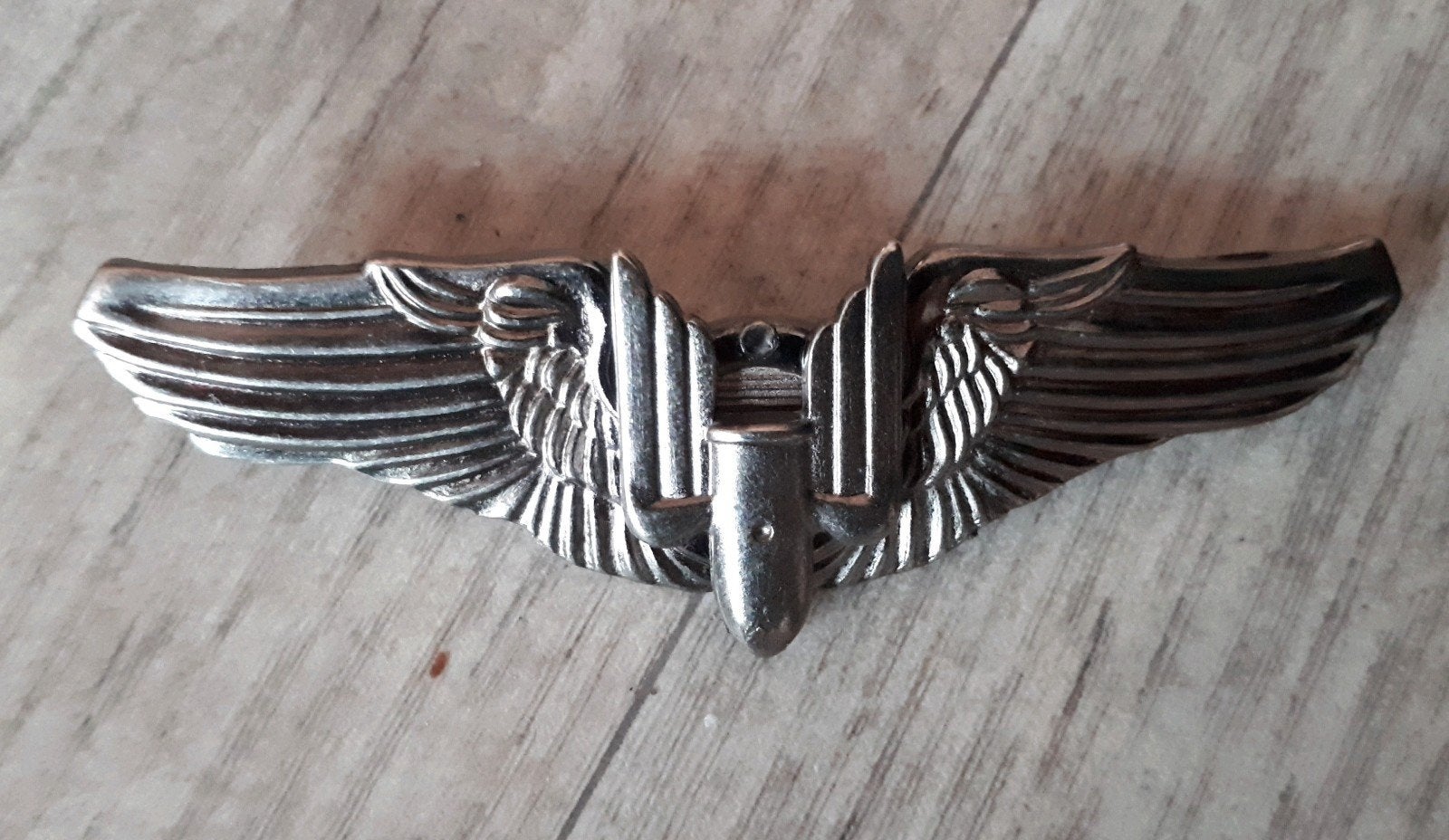 Wo2 US Arial Gunner wing badge, Ophalen of Verzenden, Luchtmacht, Amerika, Embleem of Badge