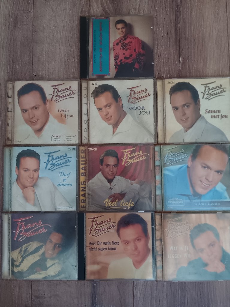 10 originele mooie cd's van Frans Bauer, Ophalen, Gebruikt, Levenslied of Smartlap