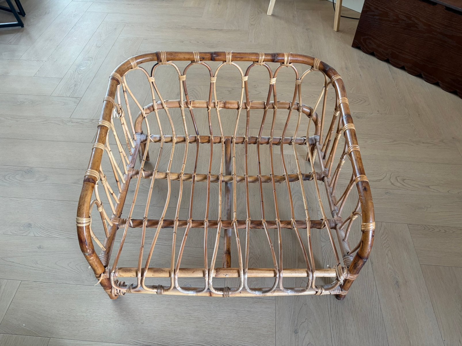 Rotan (honden/katten) mand, Ophalen, Zo goed als nieuw, Riet